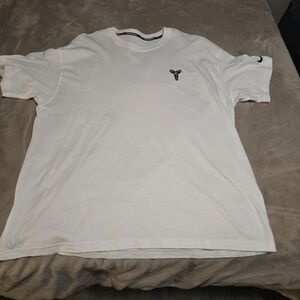 Nike White Short-Sleeve Kobe Logo Tee